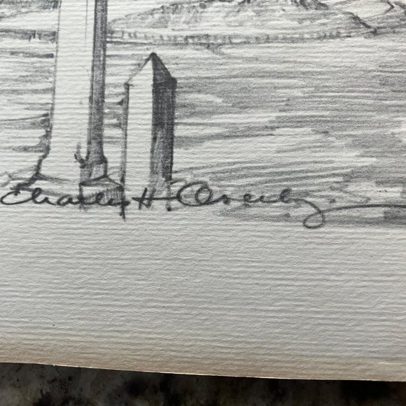 Vintage Bruton Parish Church Drawing by Charles H. Overly - Picture 5 of 6